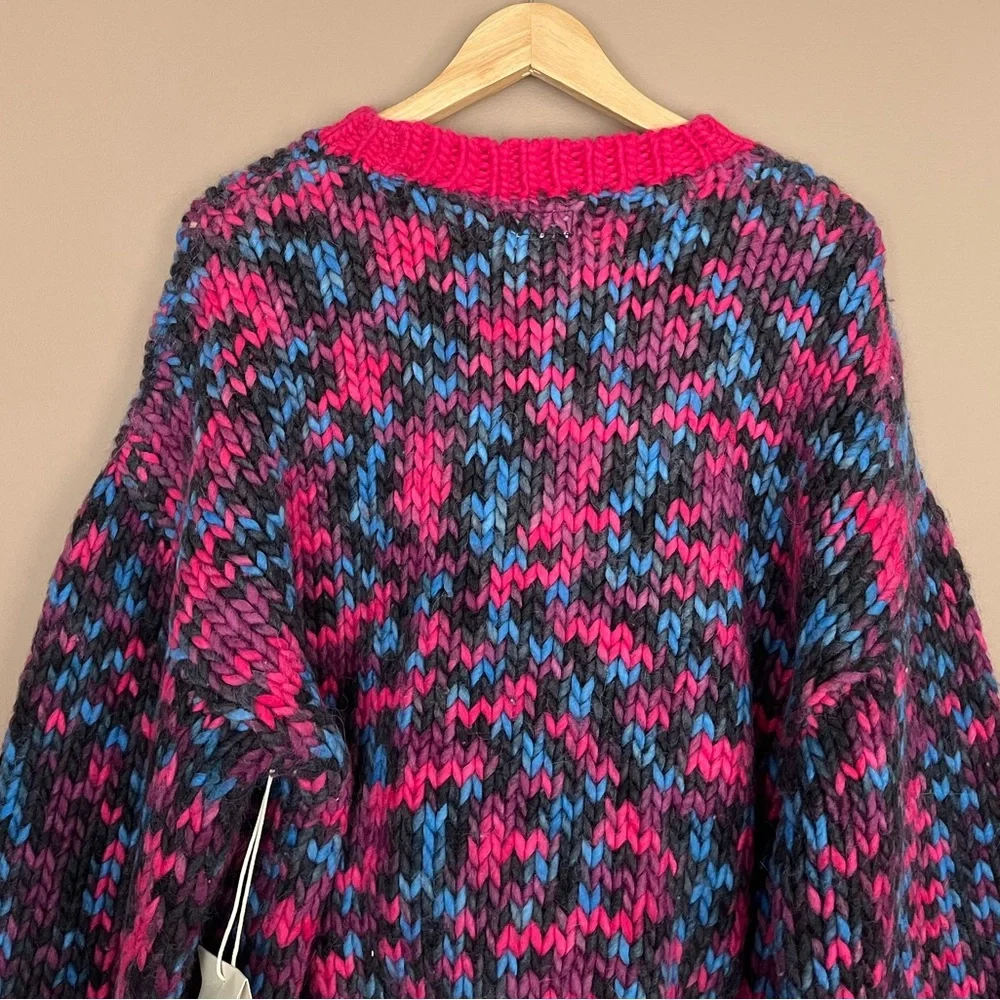 {MOTHER} The Bell Sleeve Jumper Sweater Alpaca and Wool Blend in Chunk of Chain - Picture 8 of 16